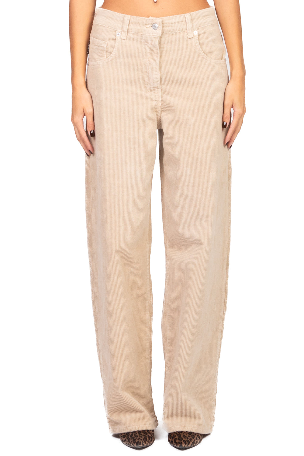 Have One - Pantalone palazzo velluto costine Art. PLS-P238