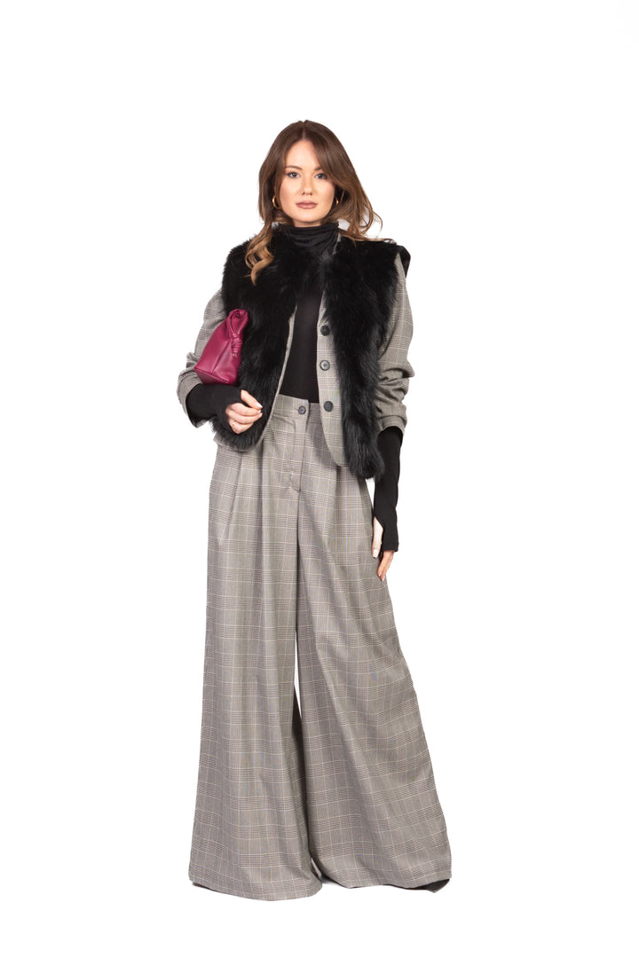 Tensione In - Pantalone palazzo galles con pinces Art. 1165AI25