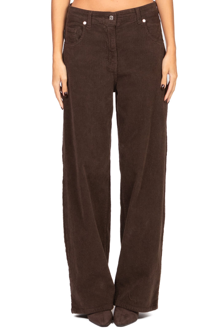 Have One - Pantalone palazzo velluto costine Art. PLS-P238