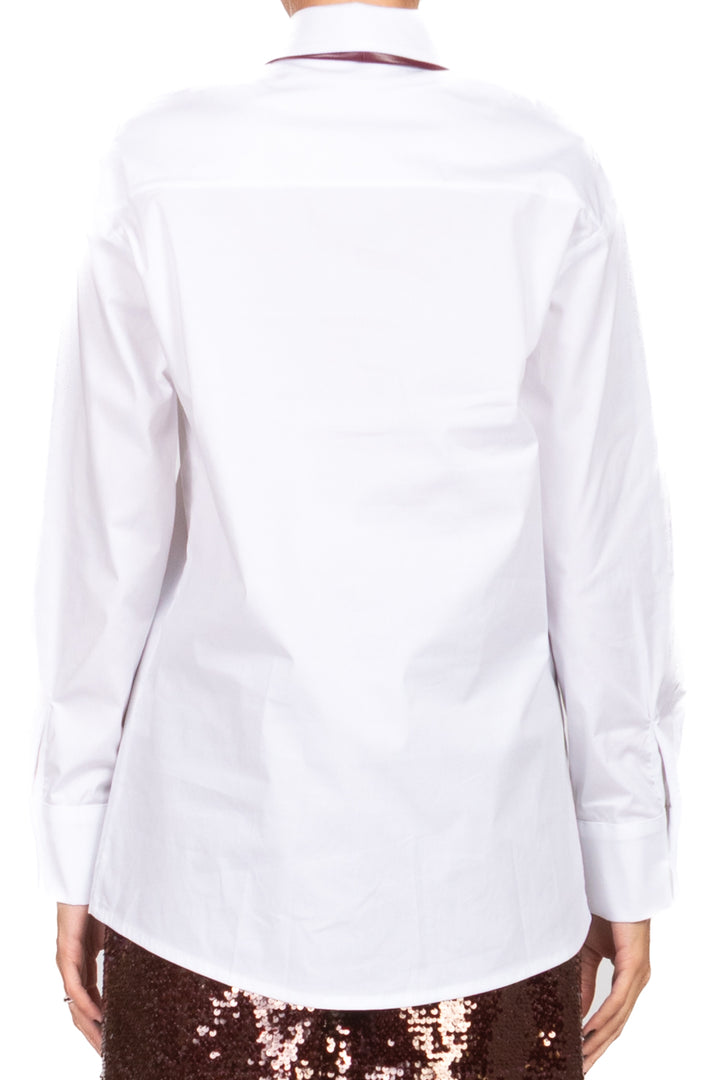 Tensione In - Camicia con cravatta ecopelle Art. 26C1335