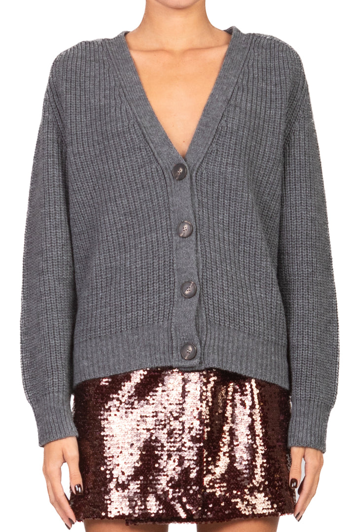 Tensione In - Cardigan a costine Art. D80942