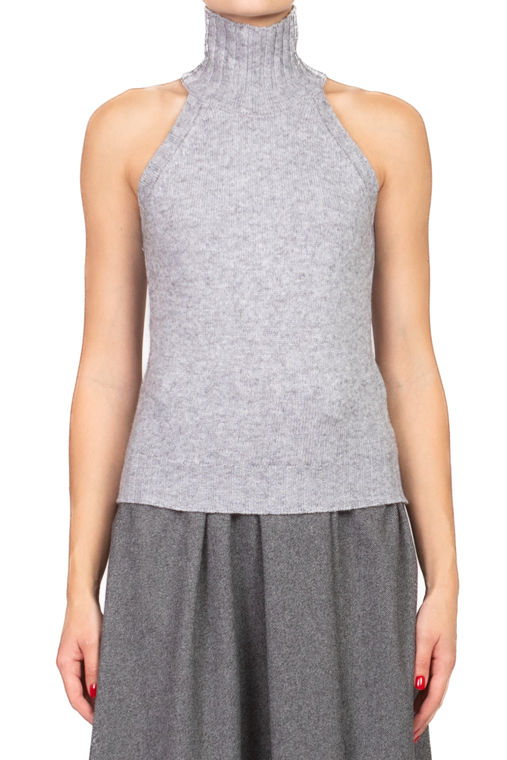 Vicolo - Maglia scollo americano collo alto Art. 77103F