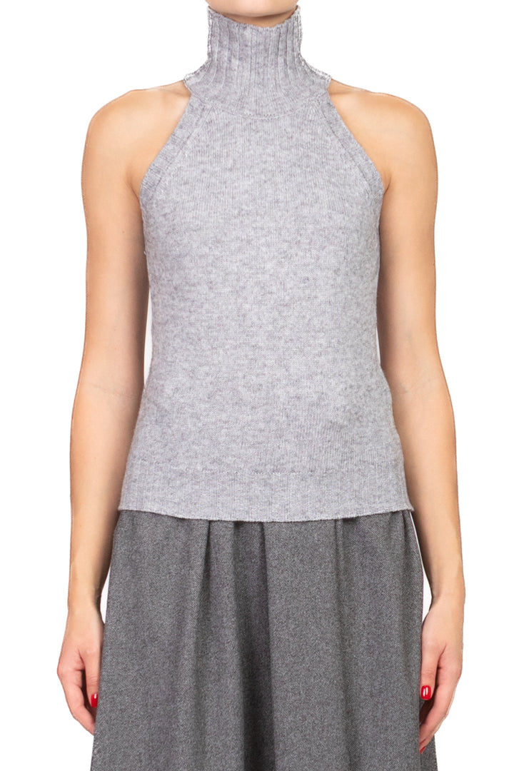 Vicolo - Maglia scollo americano collo alto Art. 77103F