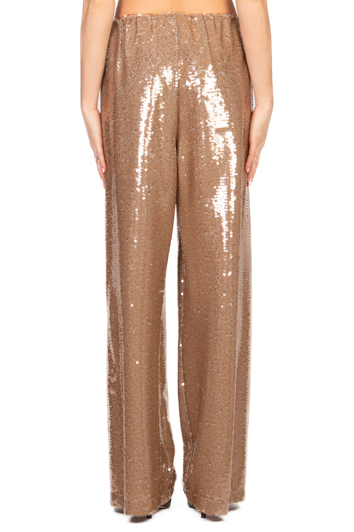 Tensione In - Pantalone palazzo paillettes Art. W25PA32