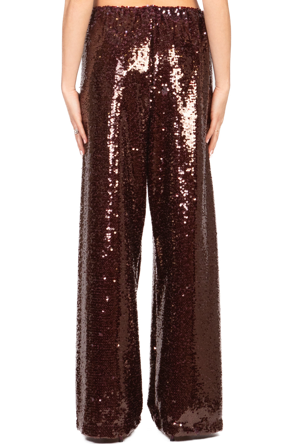 Tensione In - Pantalone palazzo paillettes Art. W25PA32