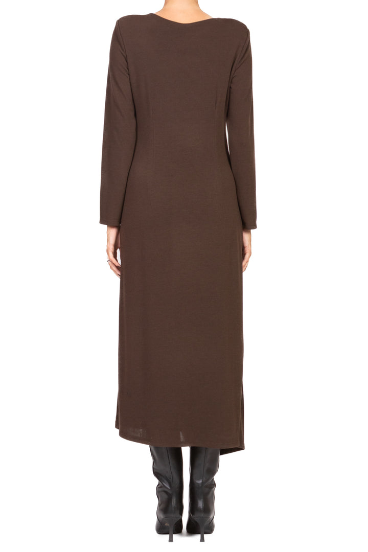 Tensione In - Abito in maglia con drappeggio Art. A10235AT