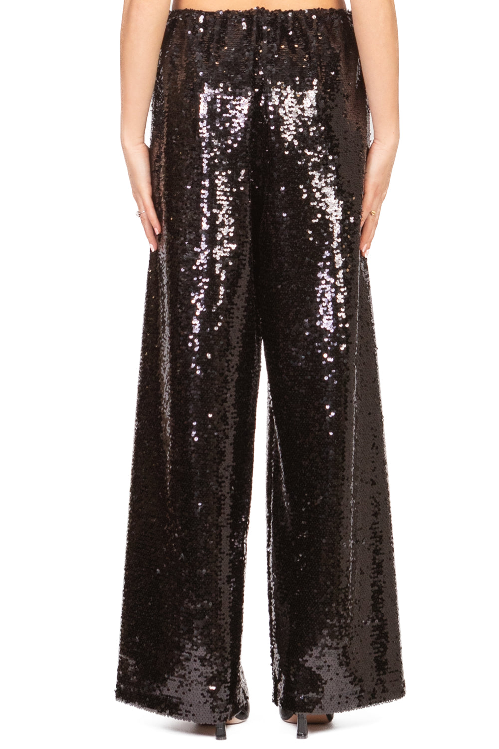 Tensione In - Pantalone palazzo paillettes Art. W25PA32