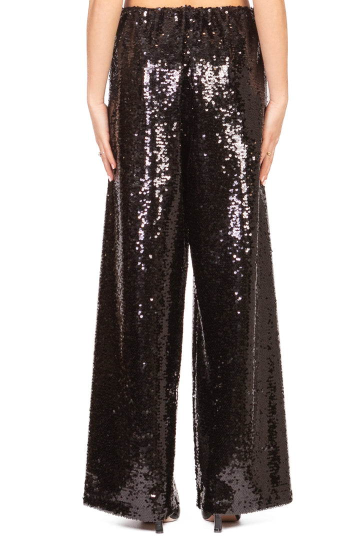 Tensione In - Pantalone palazzo paillettes Art. W25PA32