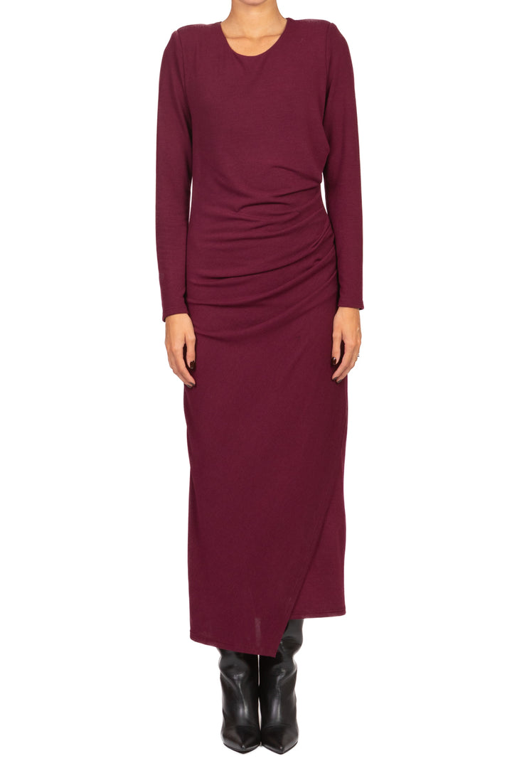 Tensione In - Abito in maglia con drappeggio Art. A10235AT