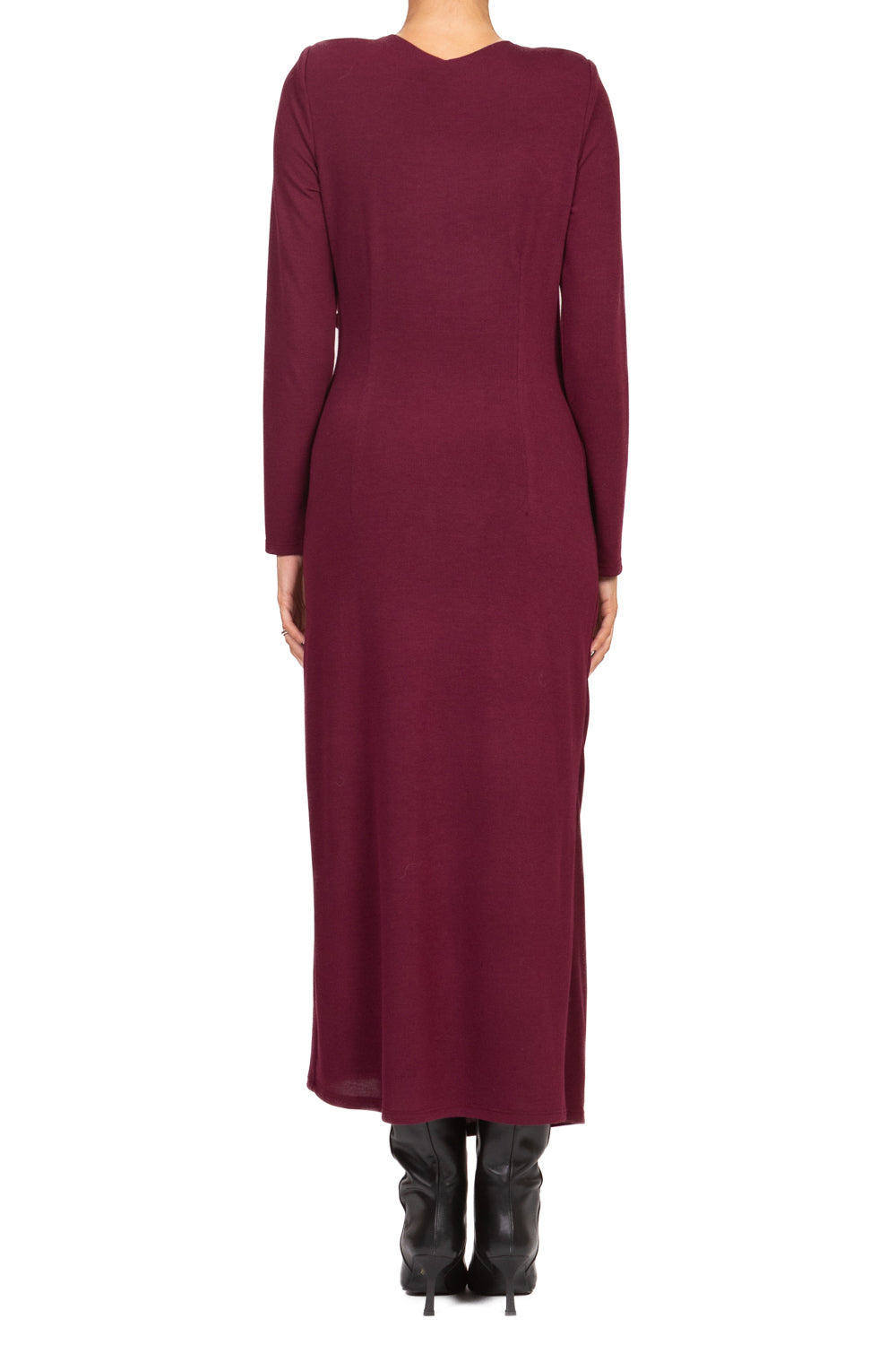 Tensione In - Abito in maglia con drappeggio Art. A10235AT