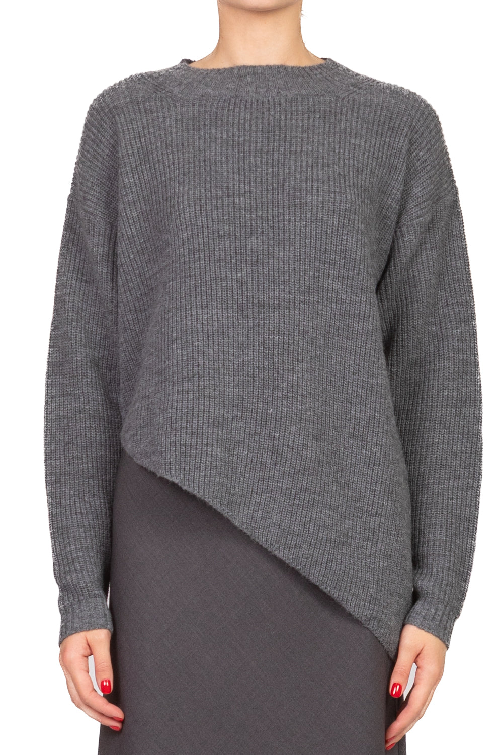 Kontatto - Maglia girocollo asimmetrica Art. 3M1086NI