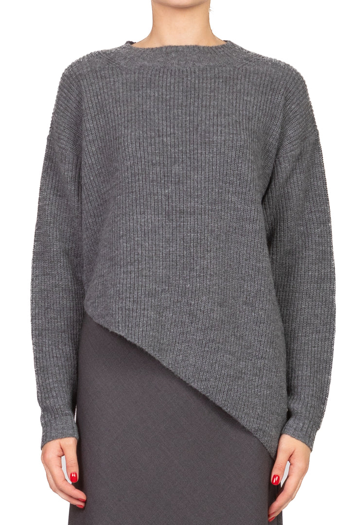 Kontatto - Maglia girocollo asimmetrica Art. 3M1086NI