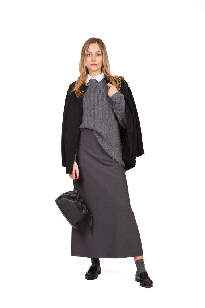 Kontatto - Maglia girocollo asimmetrica Art. 3M1086NI