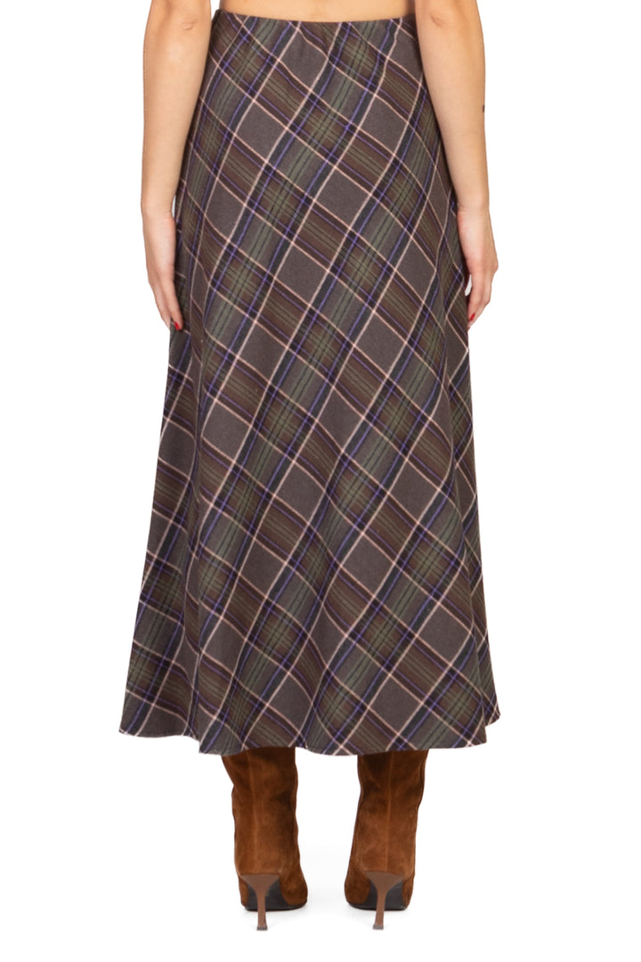 Tensione In - Gonna check trapezio Art. 26G1373