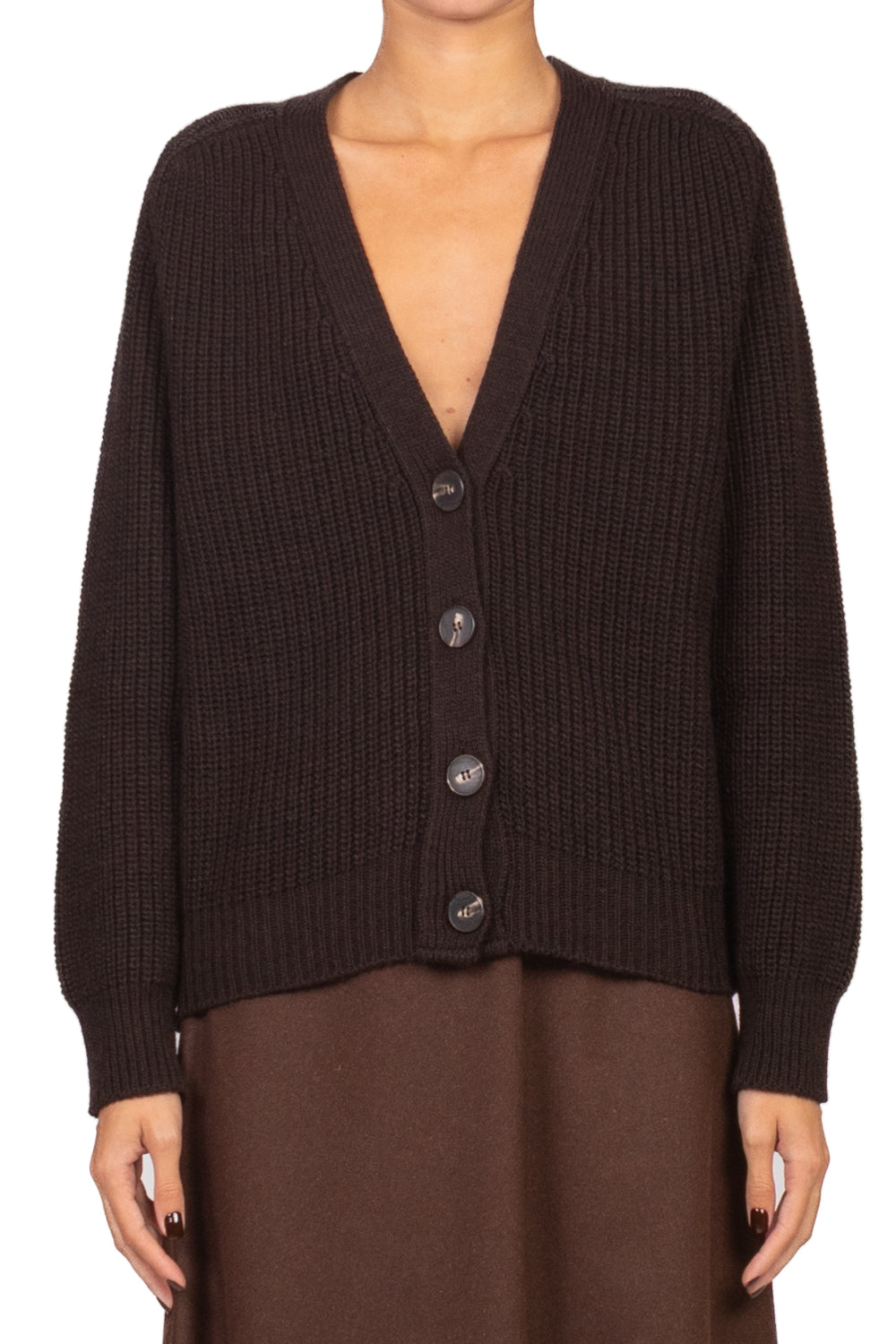 Tensione In - Cardigan a costine Art. D80942