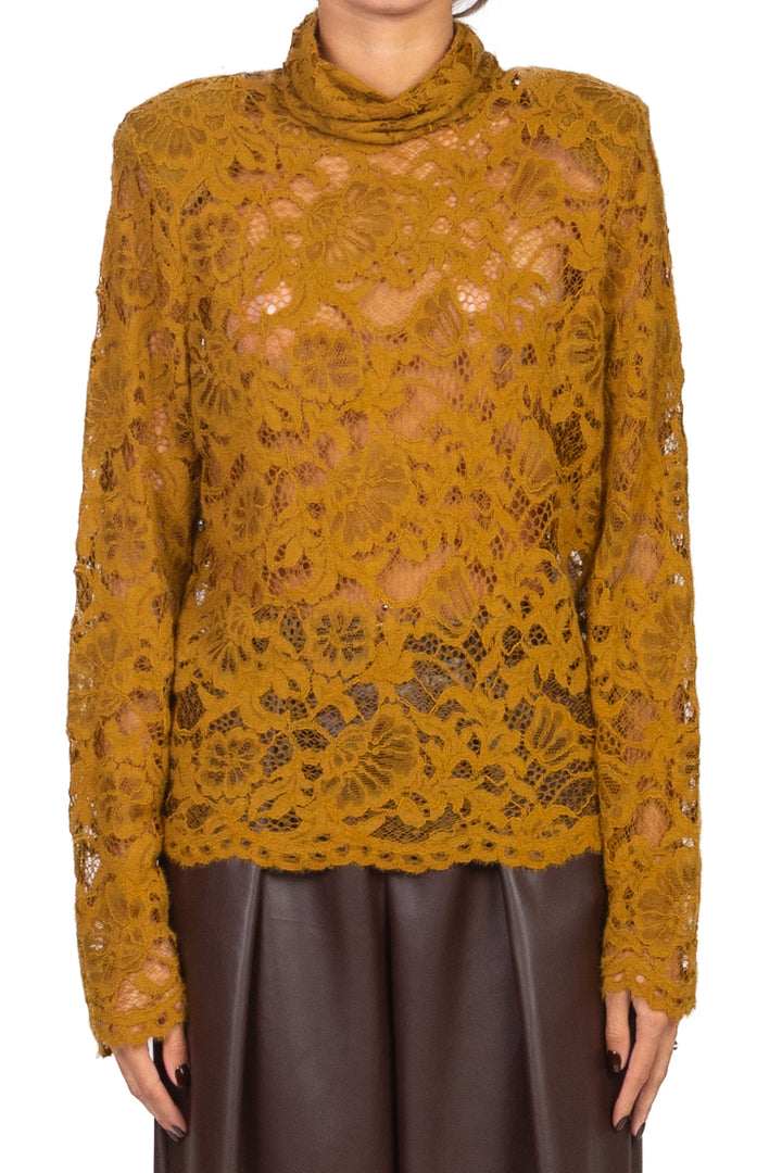 Tensione In - Maglia collo alto pizzo Art. EV1222