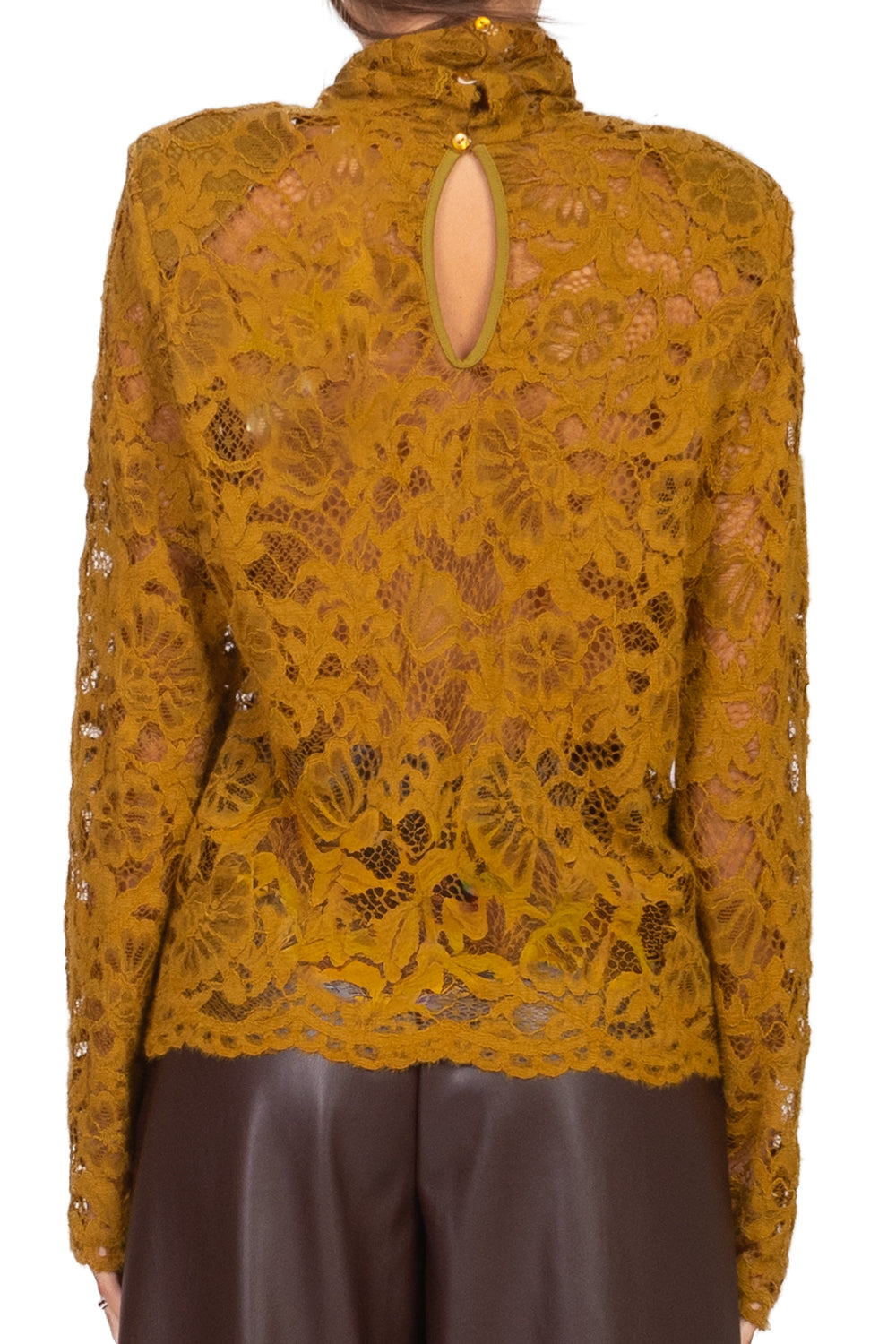 Tensione In - Maglia collo alto pizzo Art. EV1222