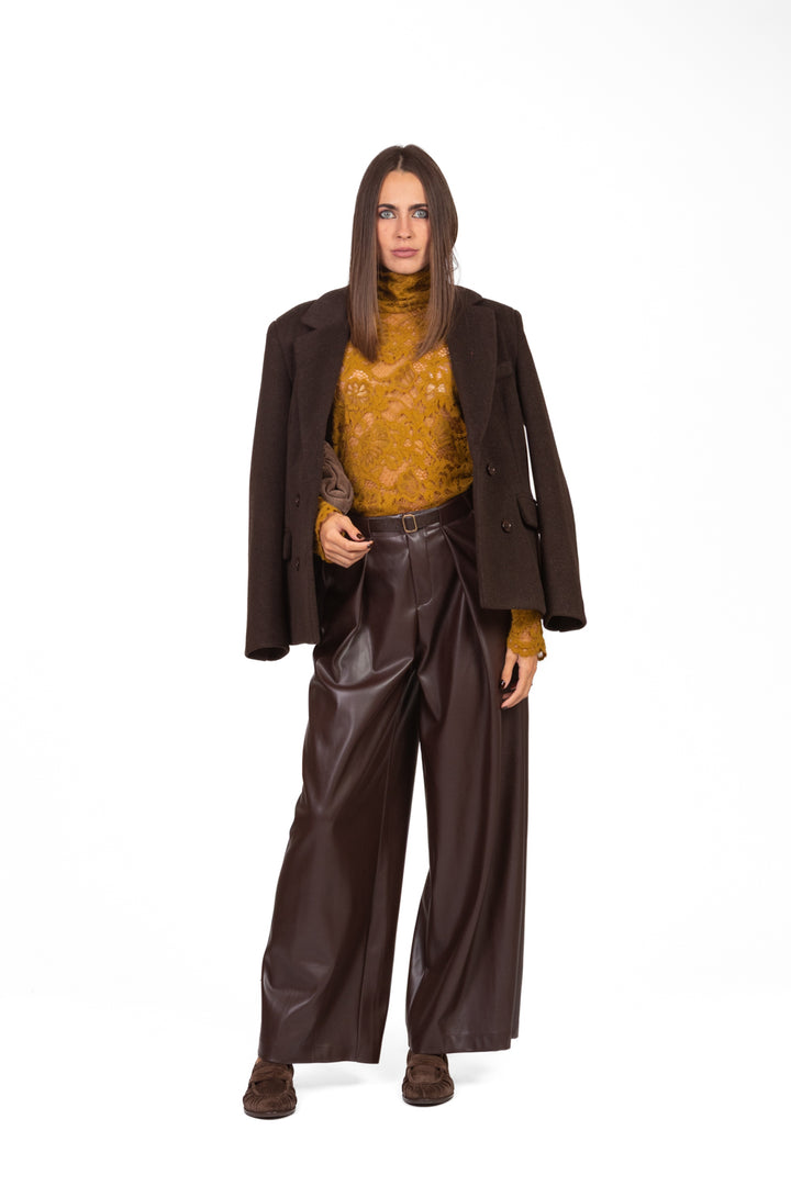 Tensione In - Maglia collo alto pizzo Art. EV1222