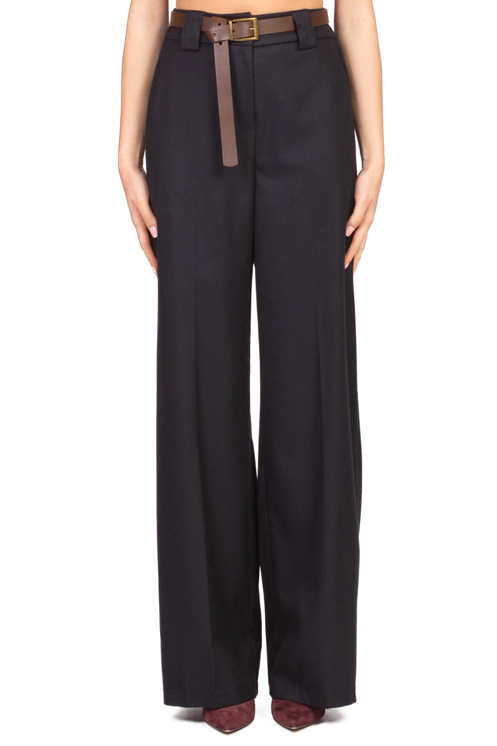 Tensione In - Pantalone gamba dritta con cintura Art. 26P1352