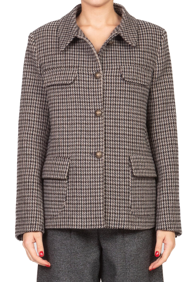 Tensione In - Giacca cappotto pied de poule Art. 37993