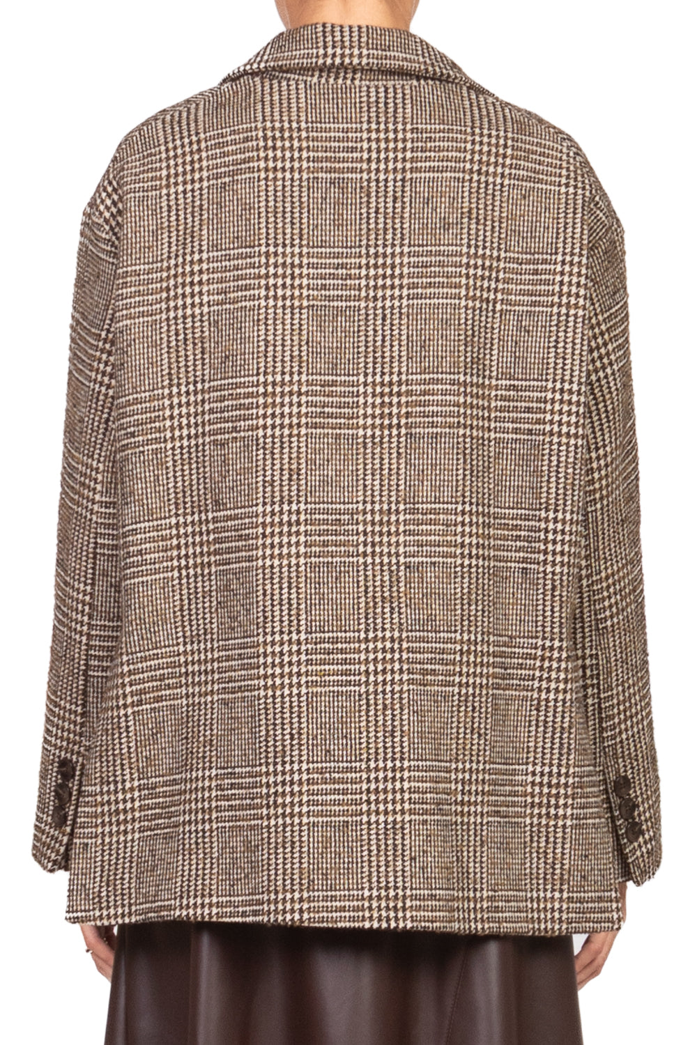 Tensione In - Giacca check over con spille Art. 26B1370