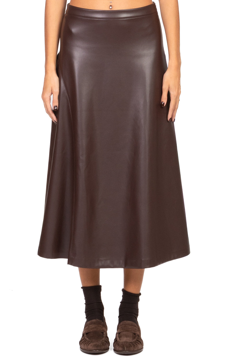 Tensione In - Gonna trapezio ecopelle Art. CQ1172