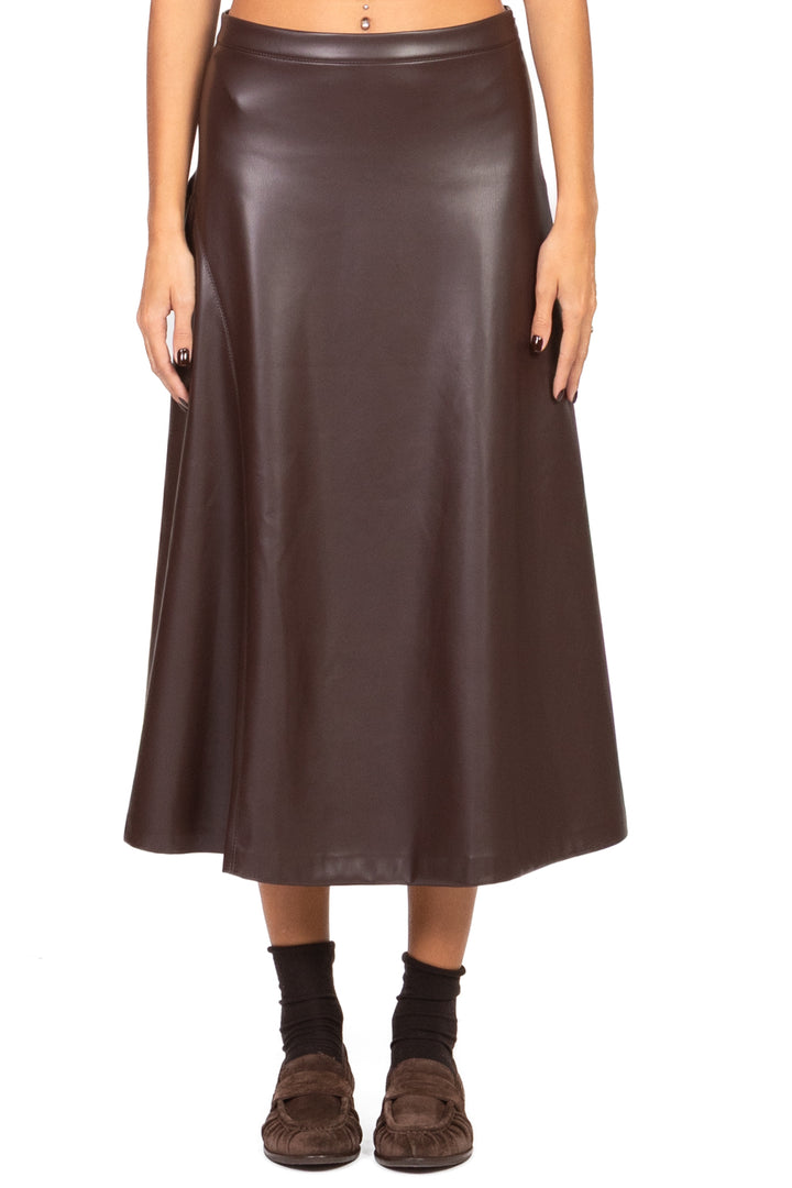 Tensione In - Gonna trapezio ecopelle Art. CQ1172