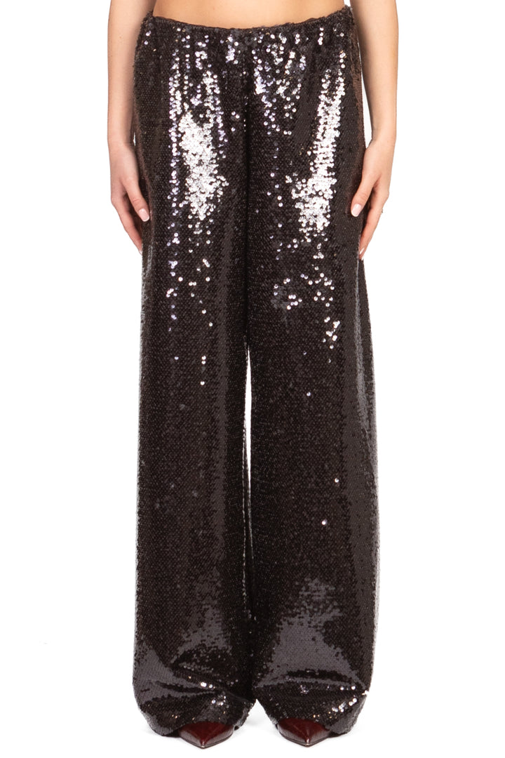 Tensione In - Pantalone palazzo paillettes Art. W25PA32