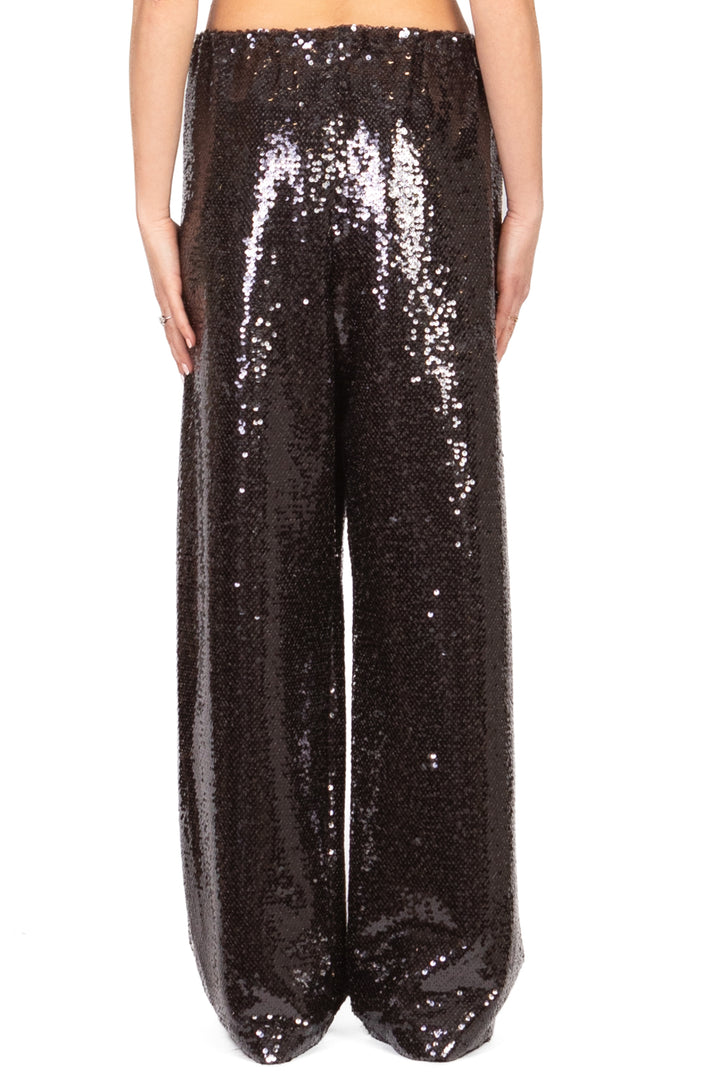 Tensione In - Pantalone palazzo paillettes Art. W25PA32