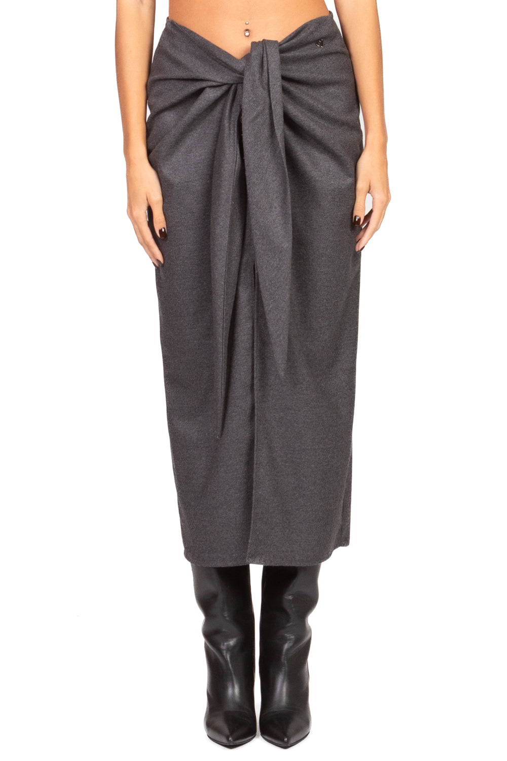 Dixie - Gonna midi con nodo Art. GDDLYNV