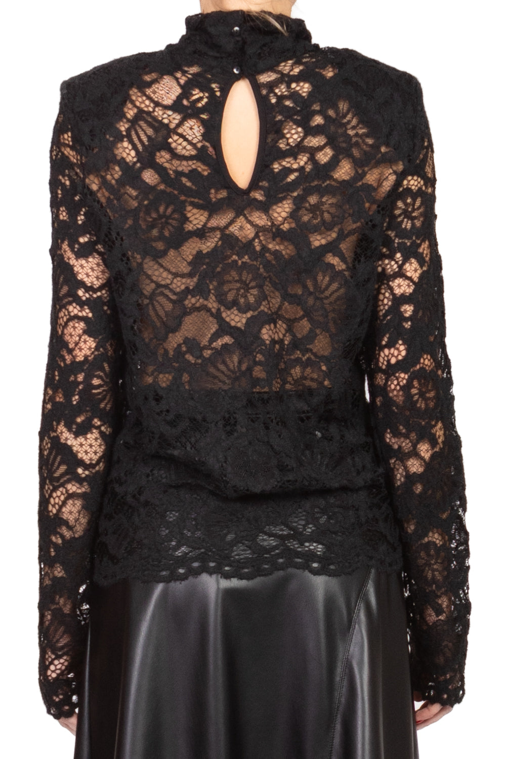 Tensione In - Maglia collo alto pizzo Art. EV1222