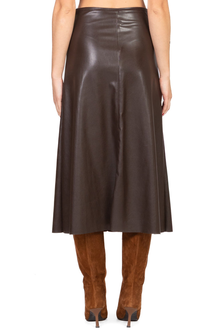 Tensione In - Gonna trapezio ecopelle Art. 122154-25