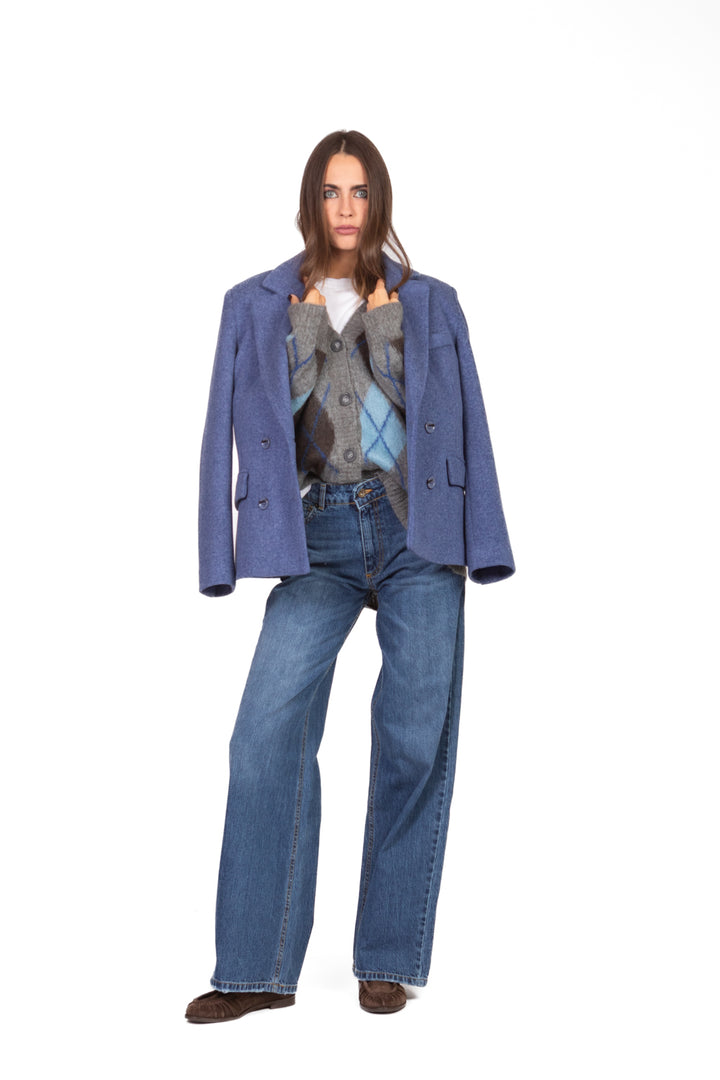 Tensione In - Cardigan con rombi Art. D80999