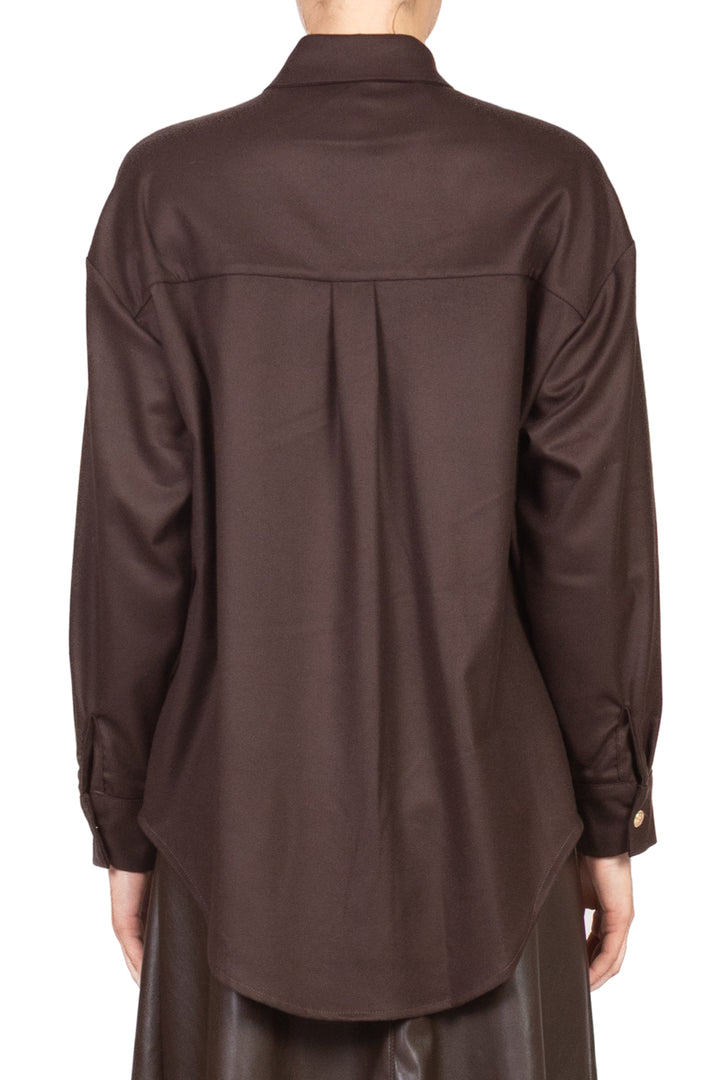 Tensione In - Camicia over con bottoni oro Art. 26C1361