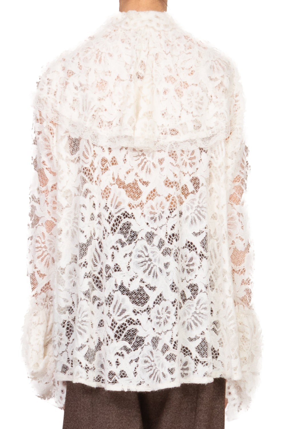 Tensione In - Camicia pizzo con rouches Art. EV1229