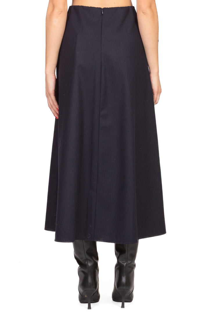 Tensione In - Gonna trapezio misto lana Art. 26G1369