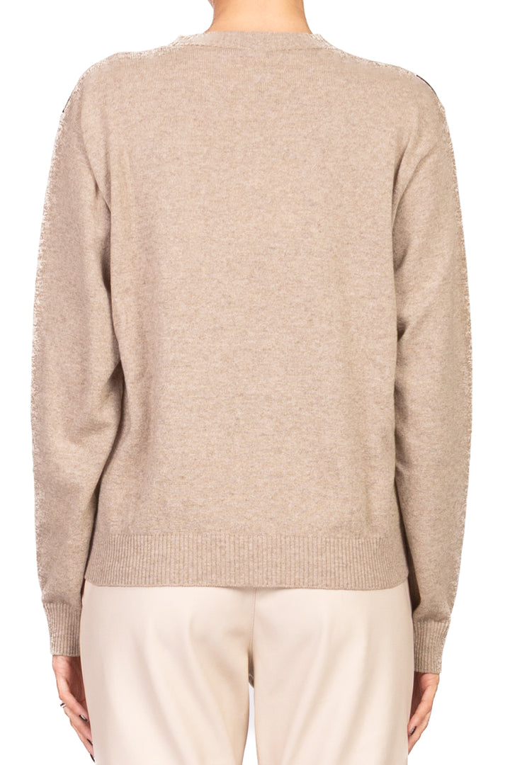 Tensione In - Maglia girocollo con rombi Art. W5HMJ77A359