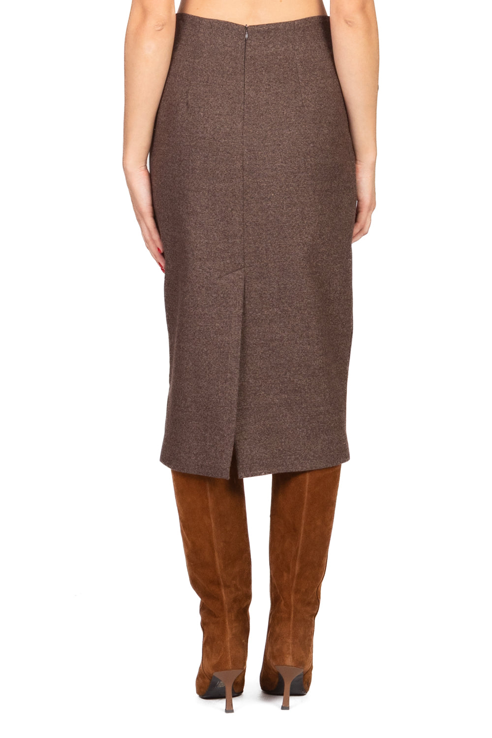 Tensione In - Gonna tubino puntinata Art. W25G885