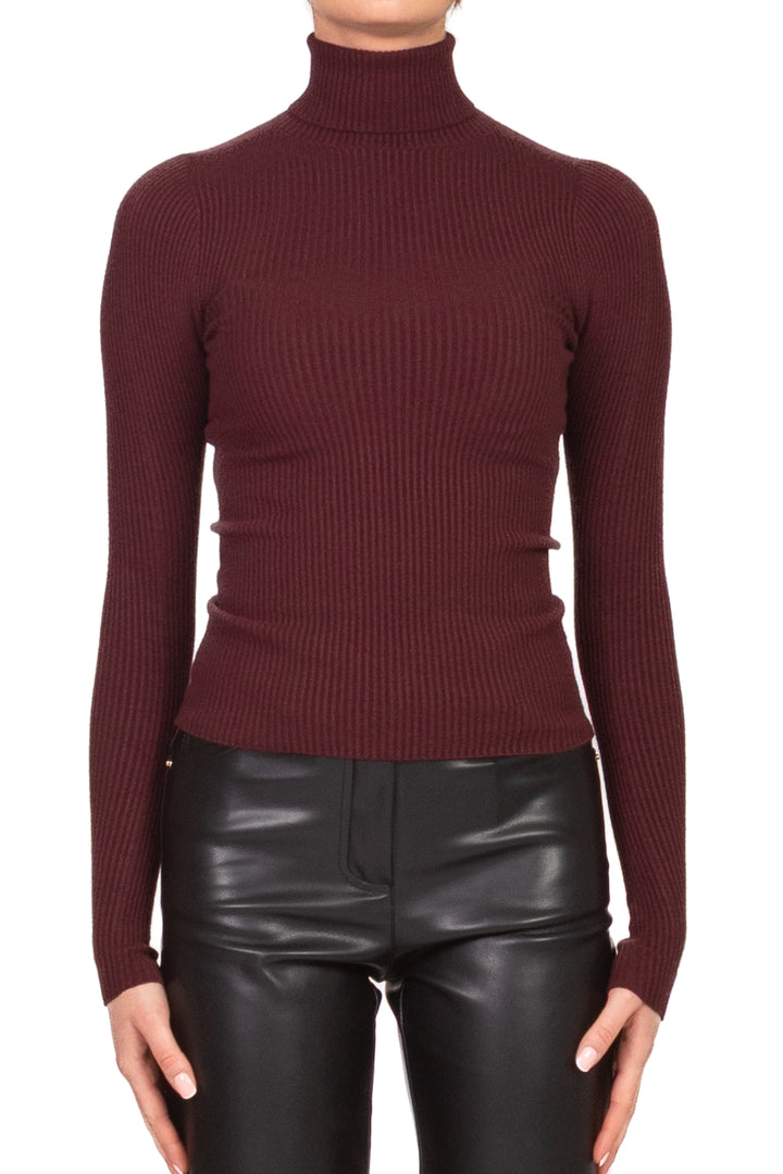 Tensione In - Maglia costine collo alto Art. IRC1273AI25