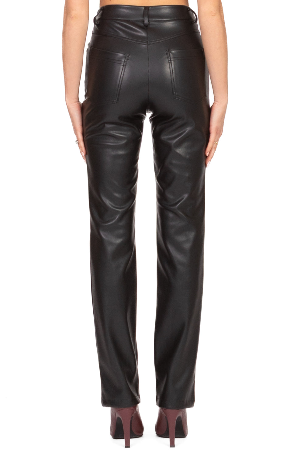 Tensione In - Pantalone ecopelle gamba dritta Art. 225202