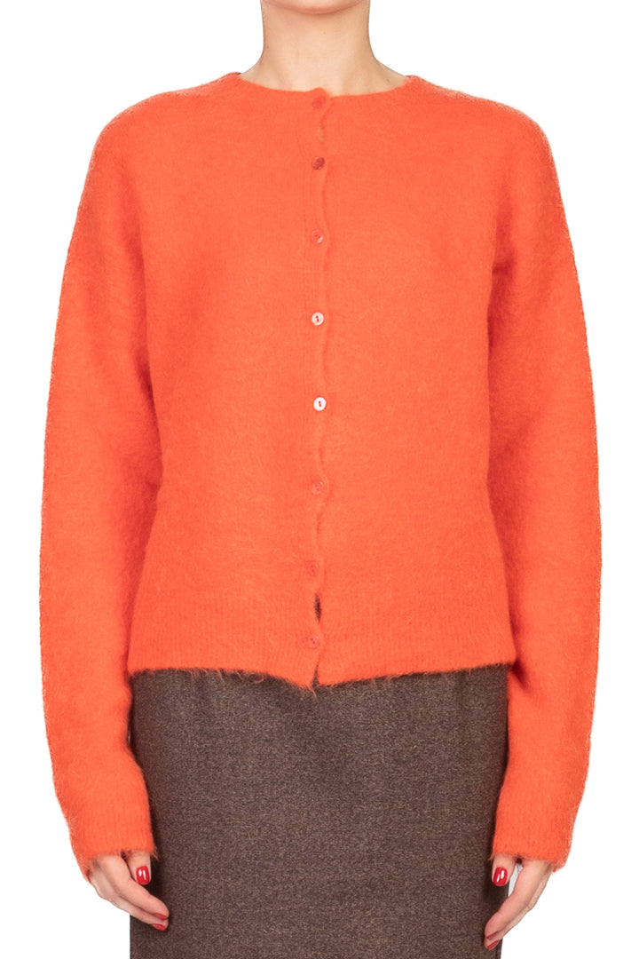 Kontatto - Cardigan girocollo in mohair Art. 3M0866CN