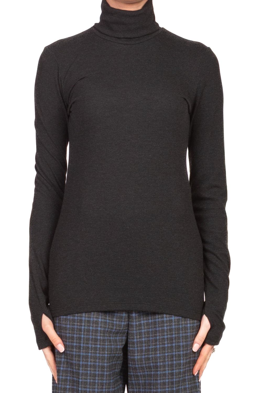 Vicolo - Maglia costine collo alto Art. UF0206