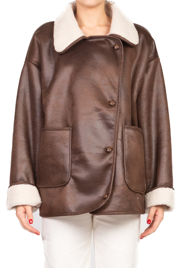 Tensione In - Giacca ecomontone con tasconi Art. FW250085