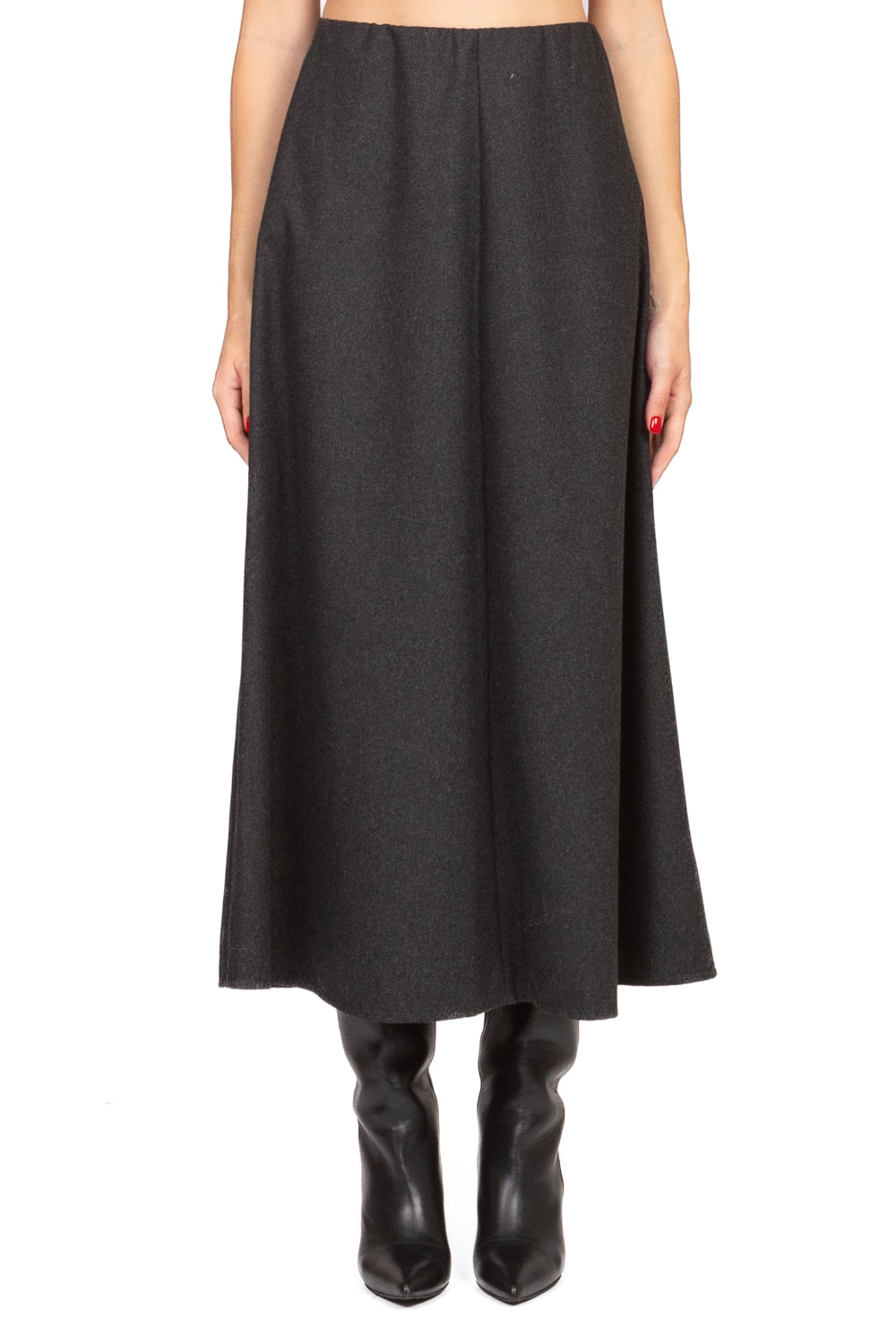 Tensione In - Gonna trapezio misto lana Art. 26G1369