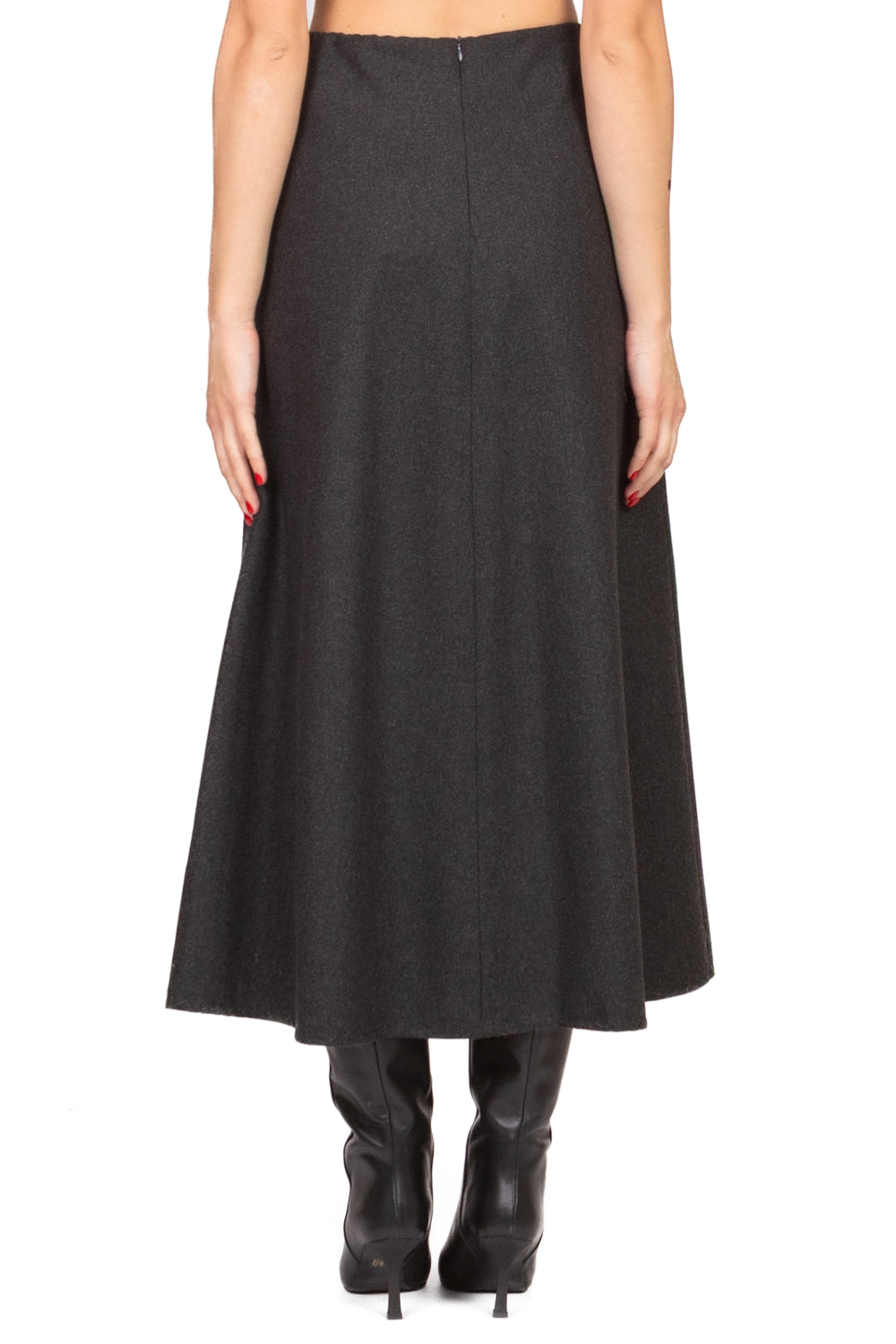 Tensione In - Gonna trapezio misto lana Art. 26G1369