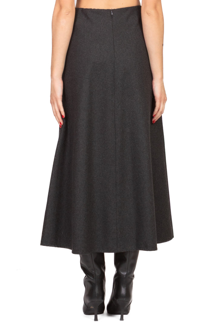 Tensione In - Gonna trapezio misto lana Art. 26G1369