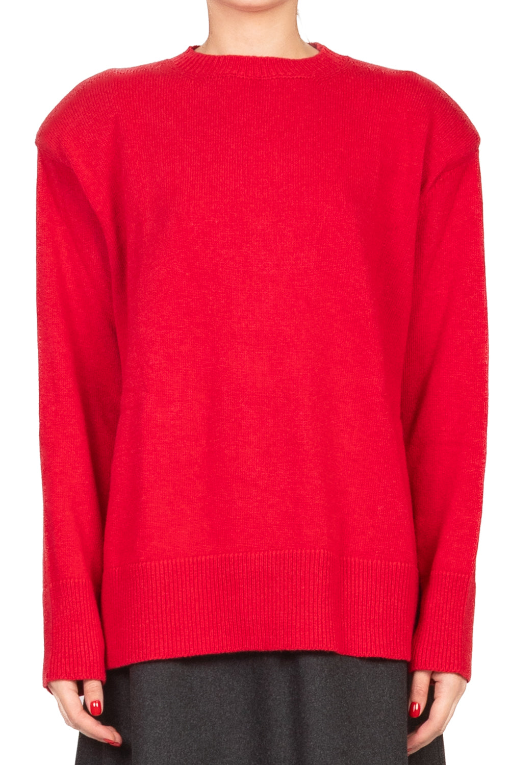 Tensione In - Maglia over con spalline Art. W5HMJ60A359