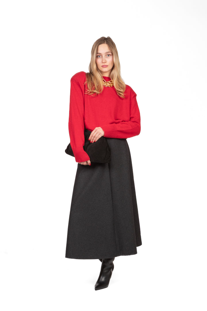 Tensione In - Maglia over con spalline Art. W5HMJ60A359