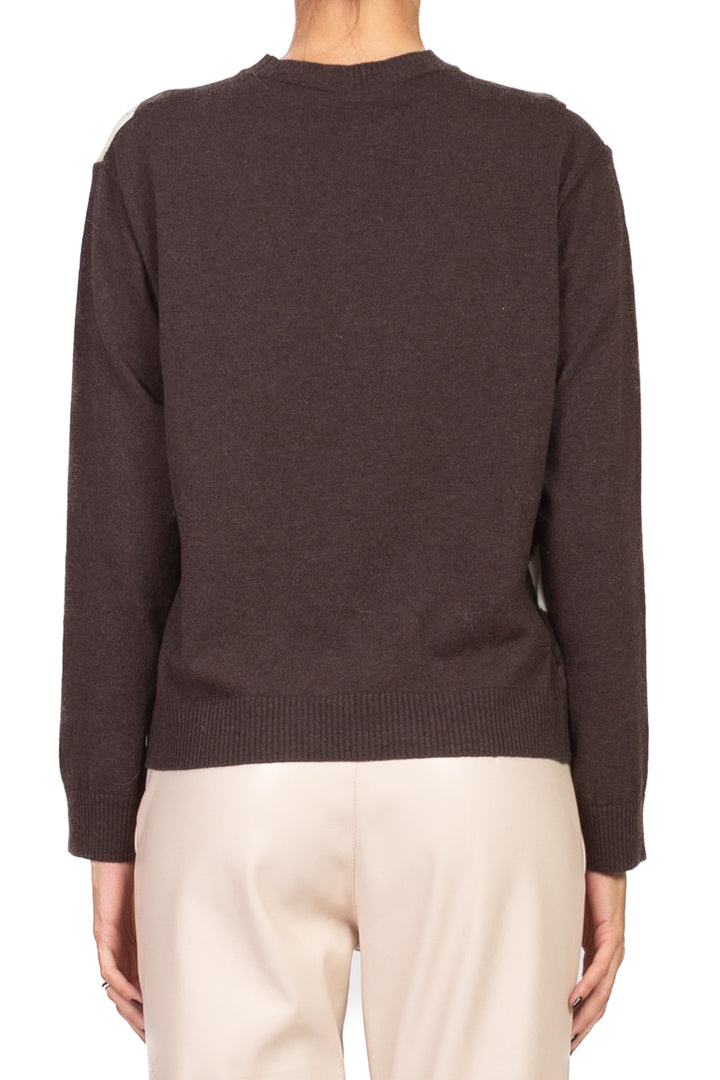 Tensione In - Maglia girocollo con rombi Art. W5HMJ77A359