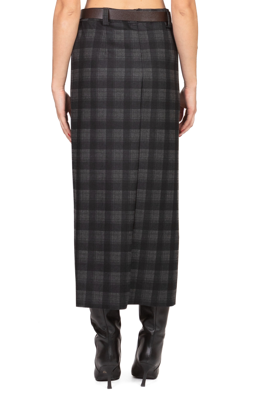 Have One - Gonna quadri longuette con cintura Art. GFW-P162